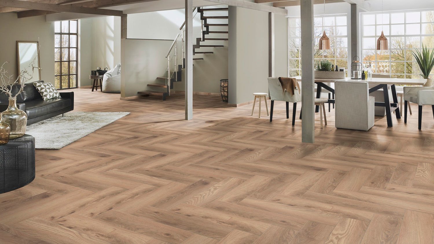 Parquet stratifié 10MM Oak Hybridge – Image 2